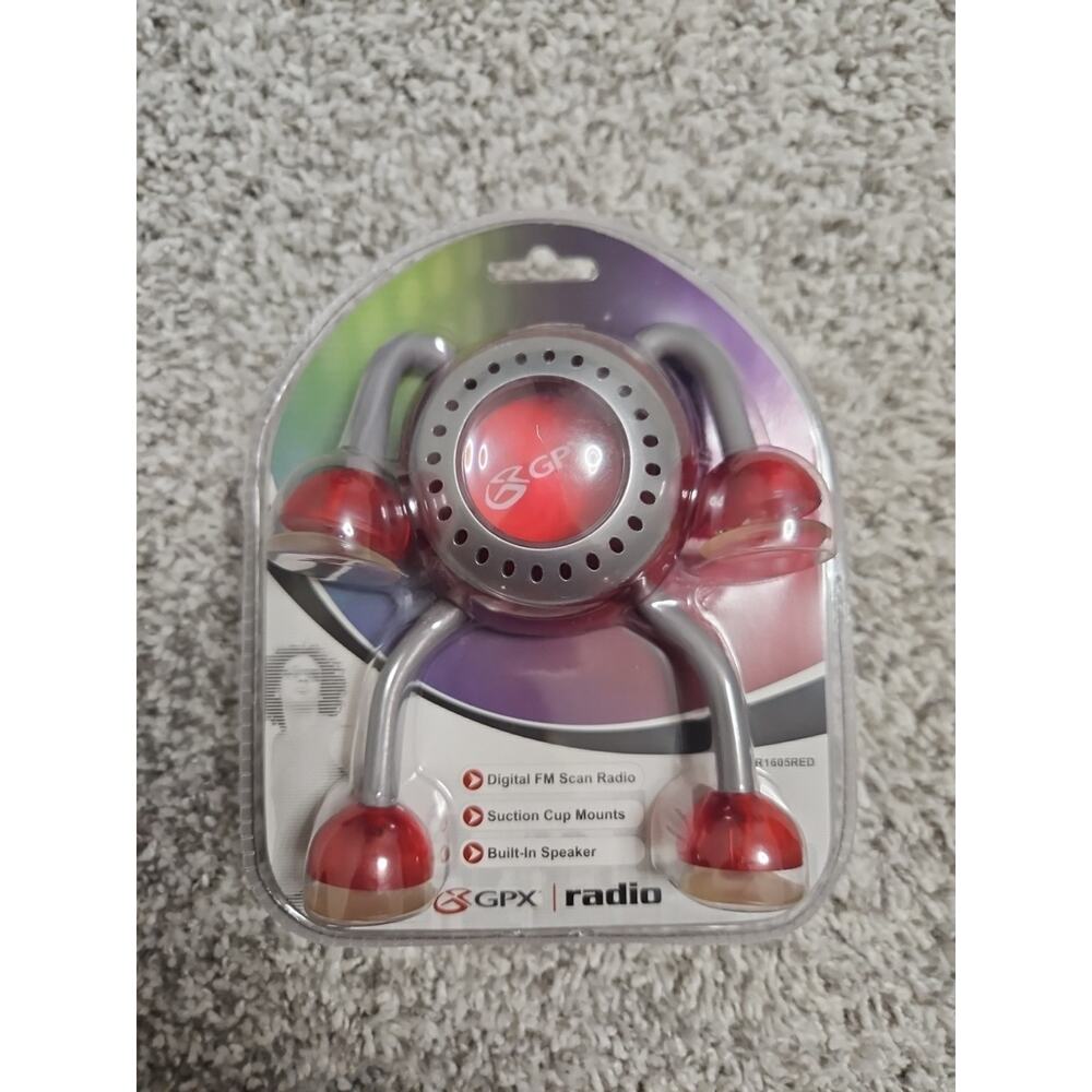 GPX Digital FM Radio R1605RED Brand New Factory Sealed